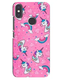 Чохол для Xiaomi Mi A2 з картинкою «Unicorn паттерн рожевий» Чохол для Xiaomi Mi A2 з картинкою «Unicorn паттерн рожевий»