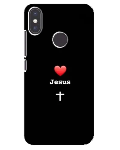 Чехол для Xiaomi Mi A2 с картинкой «Сердце - Jesus» Чехол для Xiaomi Mi A2 с картинкой «Сердце - Jesus»