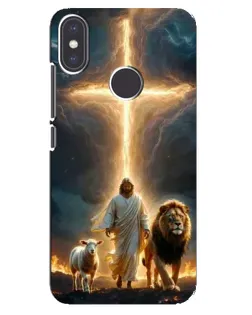 Чехол для Xiaomi Mi A2 с картинкой «Лев Иуды и Свет»