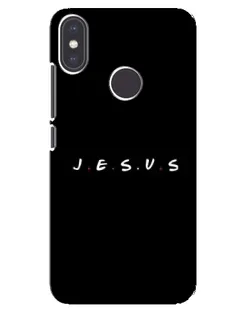 Чехол для Xiaomi Mi A2 с картинкой «Точки веры J.E.S.U.S.»