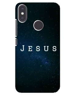 Чехол для Xiaomi Mi A2 с картинкой «Звездное небо Jesus»