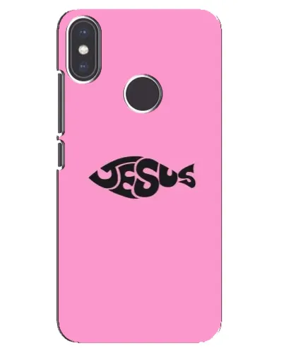 Чехол для Xiaomi Mi A2 с картинкой «Розовый символ Jesus» Чехол для Xiaomi Mi A2 с картинкой «Розовый символ Jesus»