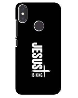 Чехол для Xiaomi Mi A2 с картинкой «Вертикаль веры Jesus»