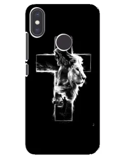 Чохол для Xiaomi Mi A2 з картинкою «Сяючий хрест Jesus»