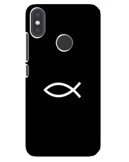 Чохол для Xiaomi Mi A2 з картинкою «Символ риби Jesus»