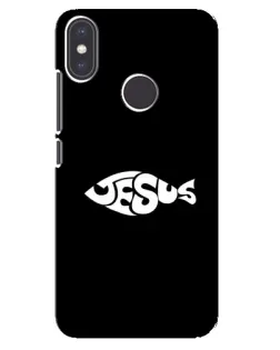 Чохол для Xiaomi Mi A2 з картинкою «Риба  Jesus»