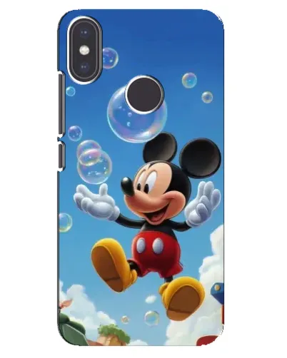 Чохол для Xiaomi Mi A2 з картинкою «Mickey та мильні бульбашки»