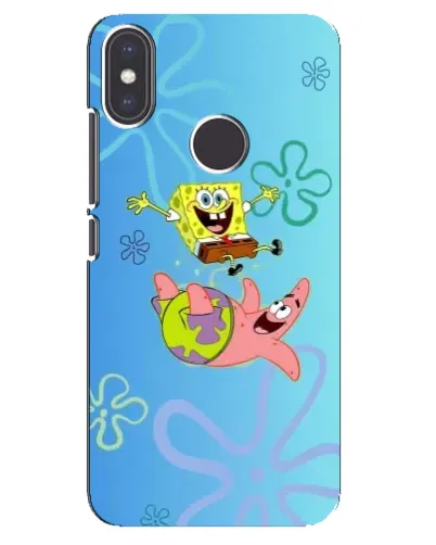 Чехол для Xiaomi Mi A2 с картинкой «Спанч Боб и Патрик» Чехол для Xiaomi Mi A2 с картинкой «Спанч Боб и Патрик»