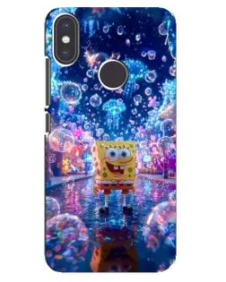 Чехол для Xiaomi Mi A2 с картинкой «Неоновый океан»