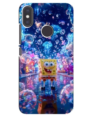 Чехол для Xiaomi Mi A2 с картинкой «Неоновый океан» Чехол для Xiaomi Mi A2 с картинкой «Неоновый океан»