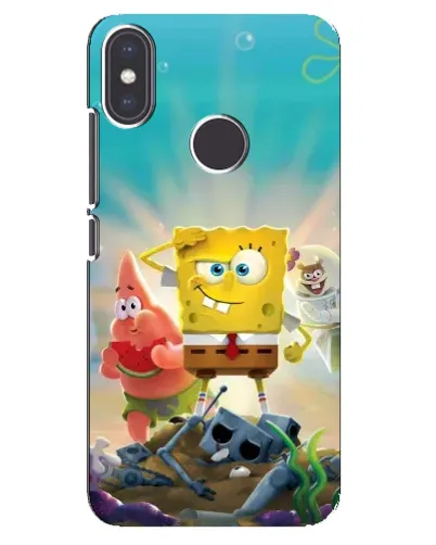 Чехол для Xiaomi Mi A2 с картинкой «Спанч Боб победитель» Чехол для Xiaomi Mi A2 с картинкой «Спанч Боб победитель»