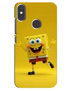 Чехол для Xiaomi Mi A2 с картинкой «Позитивный Губка Боб»