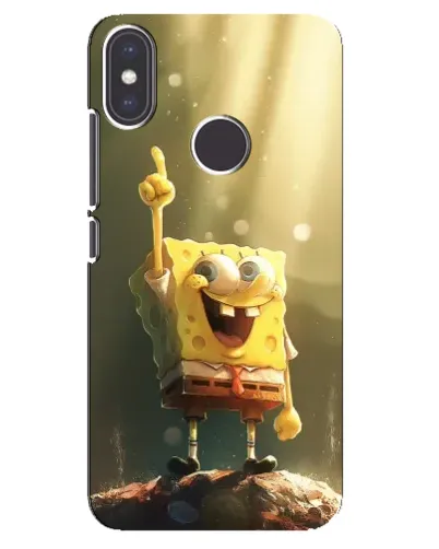 Чехол для Xiaomi Mi A2 с картинкой «Сияющий Спанч Боб» Чехол для Xiaomi Mi A2 с картинкой «Сияющий Спанч Боб»
