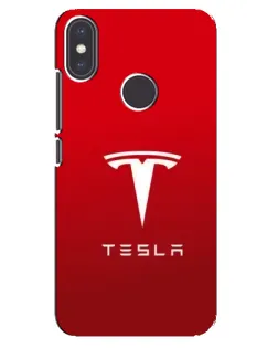 Чехол для Xiaomi Mi A2 с картинкой «Tesla Red Classic»