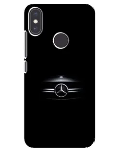 Чехол для Xiaomi Mi A2 с картинкой «Mercedes — абстрактные линии»