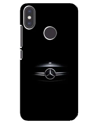 Чехол для Xiaomi Mi A2 с картинкой «Mercedes — абстрактные линии»