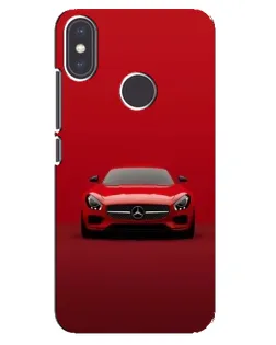 Чохол для Xiaomi Mi A2 з картинкою «Червоний Mercedes AMG»