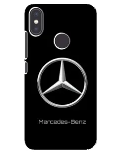 Чехол для Xiaomi Mi A2 с картинкой «Mercedes Silver Logo»
