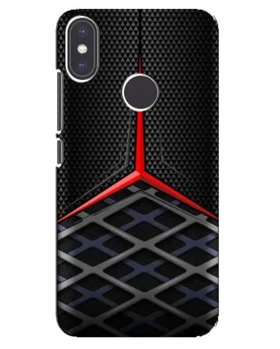 Чехол для Xiaomi Mi A2 с картинкой «Mercedes Carbon Grid»