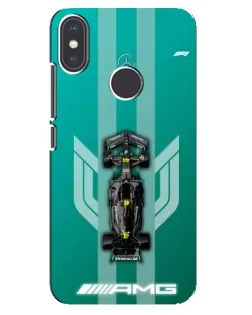 Чехол для Xiaomi Mi A2 с картинкой «Mercedes AMG Petronas»