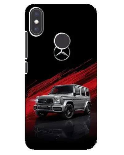 Чехол для Xiaomi Mi A2 с картинкой «Mercedes G-Class красный»