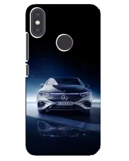 Чехол для Xiaomi Mi A2 с картинкой «Ночной Mercedes EQ»