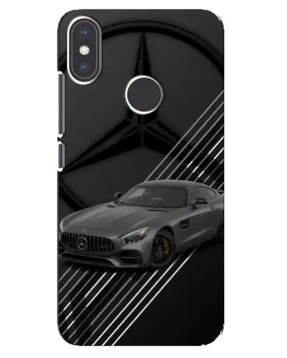 Чехол для Xiaomi Mi A2 с картинкой «Mercedes AMG — графика»