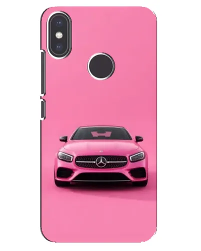 Чехол для Xiaomi Mi A2 с картинкой «Розовый Mercedes AMG»