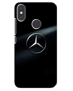 Чехол для Xiaomi Mi A2 с картинкой «Mercedes на металле»