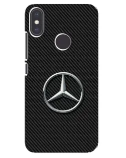 Чехол для Xiaomi Mi A2 с картинкой «Карбоновый Mercedes стиль»