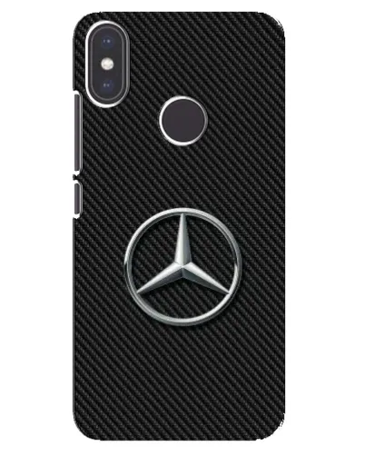 Чехол для Xiaomi Mi A2 с картинкой «Карбоновый Mercedes стиль»