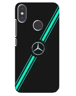Чохол для Xiaomi Mi A2 з картинкою «Спортивні лінії Mercedes»