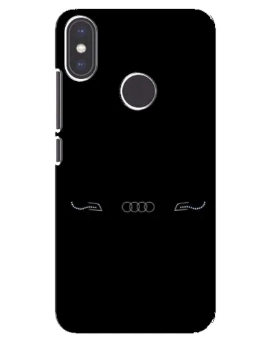 Чехол для Xiaomi Mi A2 с картинкой «Audi — световой подпись»