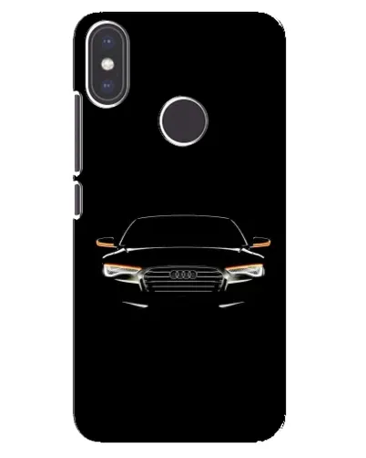 Чехол для Xiaomi Mi A2 с картинкой «Audi — ночной контур»