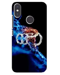 Чехол для Xiaomi Mi A2 с картинкой «Энергия лого Audi»