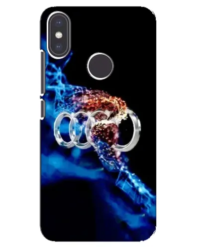 Чехол для Xiaomi Mi A2 с картинкой «Энергия лого Audi»