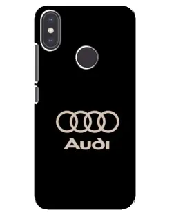 Чехол для Xiaomi Mi A2 с картинкой «Audi — золотой логотип»