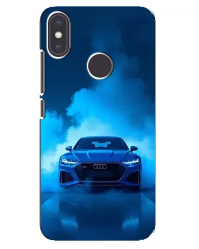 Чехол для Xiaomi Mi A2 с картинкой «Audi — голубая энергия»