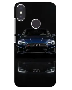 Чехол для Xiaomi Mi A2 с картинкой «Audi — ночное отражение»