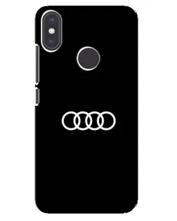 Чехол для Xiaomi Mi A2 с картинкой «Audi White Logo»