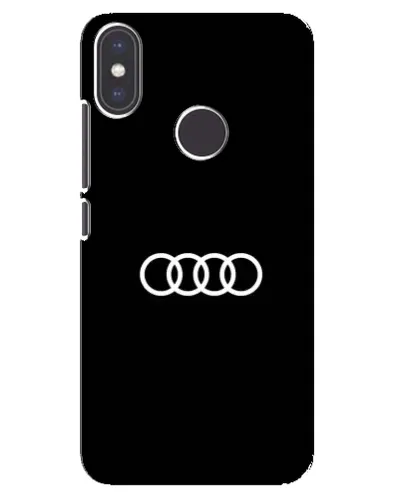 Чехол для Xiaomi Mi A2 с картинкой «Audi White Logo»