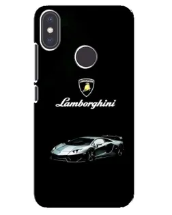 Чехол для Xiaomi Mi A2 с картинкой «Логотип Lamborghini классика»