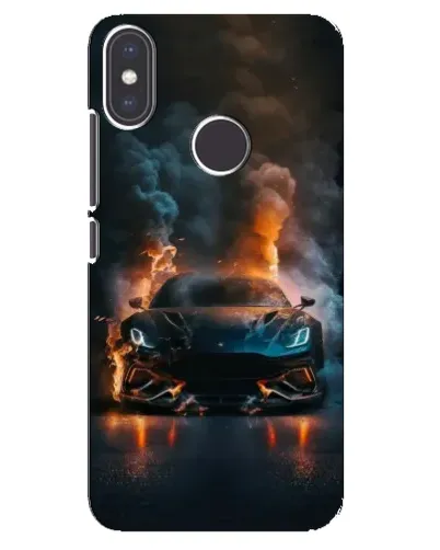 Чехол для Xiaomi Mi A2 с картинкой «Lamborghini дымная эстетика» Чехол для Xiaomi Mi A2 с картинкой «Lamborghini дымная эстетика»