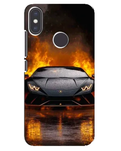 Чехол для Xiaomi Mi A2 с картинкой «Lamborghini в огне» Чехол для Xiaomi Mi A2 с картинкой «Lamborghini в огне»