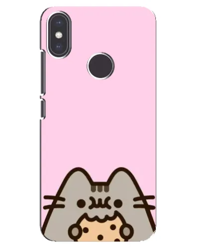 Чехол для Xiaomi Mi A2 с картинкой «Pusheen и печенье» Чехол для Xiaomi Mi A2 с картинкой «Pusheen и печенье»