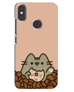 Чехол для Xiaomi Mi A2 с картинкой «Кофейный Пушин»