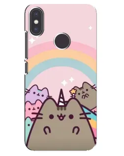 Чехол для Xiaomi Mi A2 с картинкой «Единорог Pusheen»