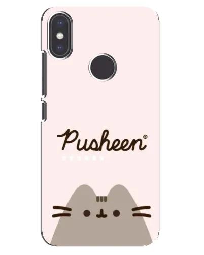 Чехол для Xiaomi Mi A2 с картинкой «Pusheen логотип» Чехол для Xiaomi Mi A2 с картинкой «Pusheen логотип»
