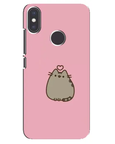 Чехол для Xiaomi Mi A2 с картинкой «Pusheen сердце» Чехол для Xiaomi Mi A2 с картинкой «Pusheen сердце»