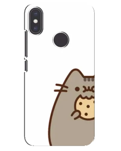 Чехол для Xiaomi Mi A2 с картинкой «Пушин с печеньем» Чехол для Xiaomi Mi A2 с картинкой «Пушин с печеньем»